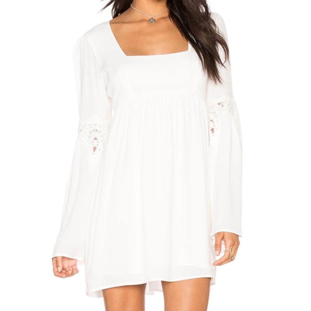 Stone Cold Fox Florentine Mini Dress in White